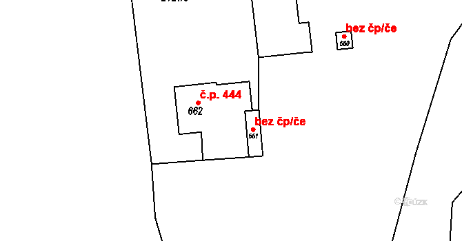 Bečov nad Teplou 45791368 na parcele st. 661 v KÚ Bečov nad Teplou, Katastrální mapa