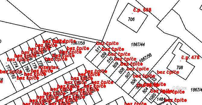 Zliv 49268368 na parcele st. 559 v KÚ Zliv u Českých Budějovic, Katastrální mapa