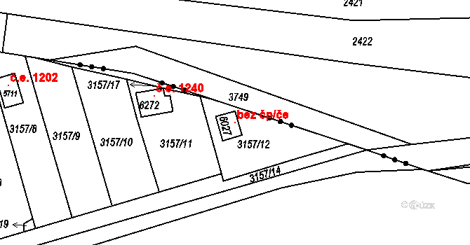 Rakovník 121649369 na parcele st. 6027 v KÚ Rakovník, Katastrální mapa