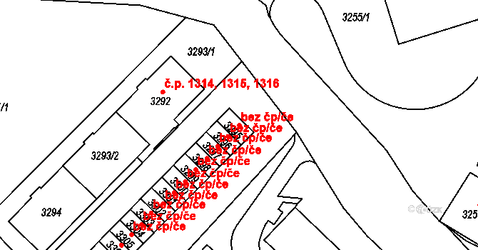 Sokolov 38573369 na parcele st. 3295 v KÚ Sokolov, Katastrální mapa