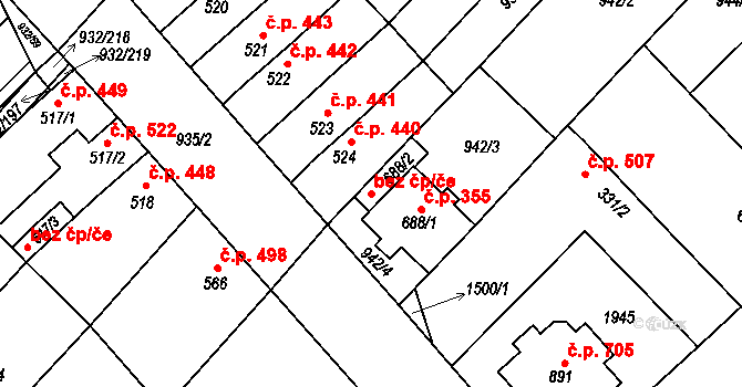 Kvasice 41297369 na parcele st. 688/2 v KÚ Kvasice, Katastrální mapa