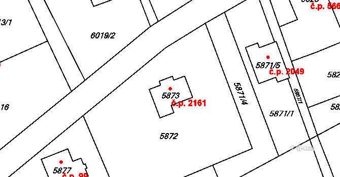 Petřvald 2161 na parcele st. 5873 v KÚ Petřvald u Karviné, Katastrální mapa