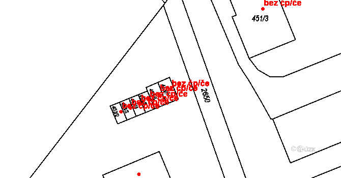 Rýmařov 46600370 na parcele st. 453/7 v KÚ Rýmařov, Katastrální mapa