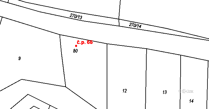 Hobšovice 17, Katastrální mapa