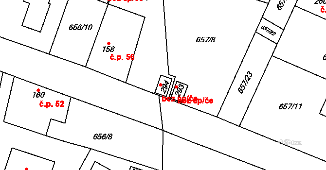 Mukařov 39897371 na parcele st. 294 v KÚ Žernovka, Katastrální mapa