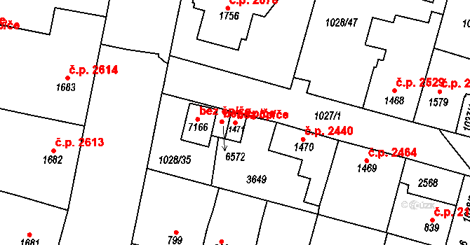 Havlíčkův Brod 44525371 na parcele st. 1471 v KÚ Havlíčkův Brod, Katastrální mapa
