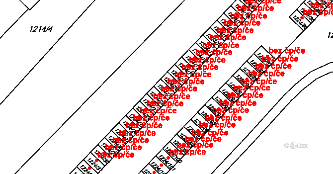 Teplice 49180371 na parcele st. 1224/21 v KÚ Teplice-Trnovany, Katastrální mapa