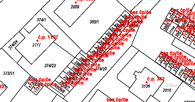 Sušice 50374371 na parcele st. 2067 v KÚ Sušice nad Otavou, Katastrální mapa