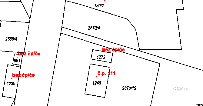 Nespeky 116684372 na parcele st. 1272 v KÚ Nespeky, Katastrální mapa