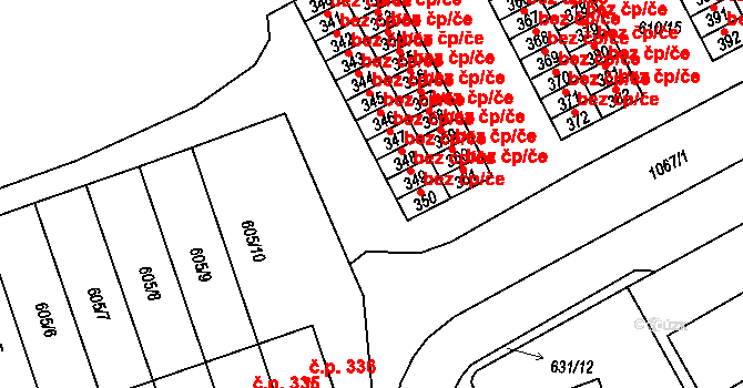 Hrochův Týnec 48743372 na parcele st. 347 v KÚ Hrochův Týnec, Katastrální mapa