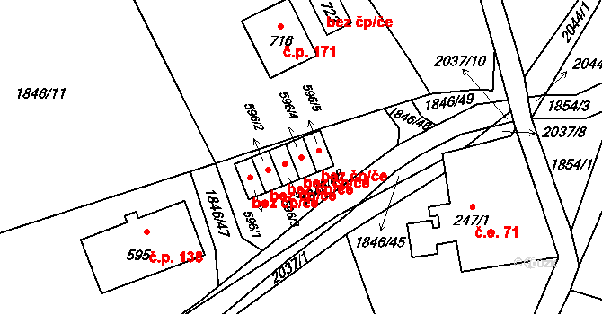 Skuhrov 44232373 na parcele st. 596/4 v KÚ Skuhrov u Železného Brodu, Katastrální mapa