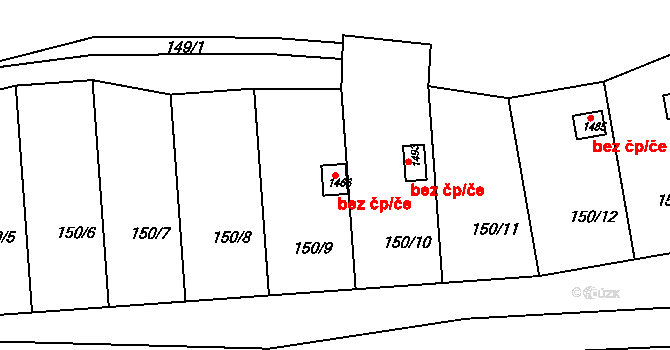 Třebíč 45071373 na parcele st. 1466 v KÚ Podklášteří, Katastrální mapa