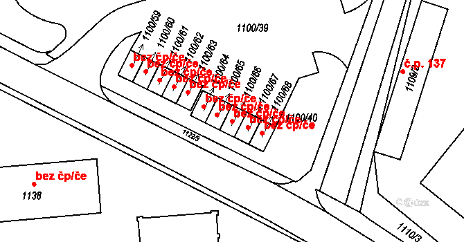 Frýdlant nad Ostravicí 46451374 na parcele st. 1100/66 v KÚ Frýdlant nad Ostravicí, Katastrální mapa