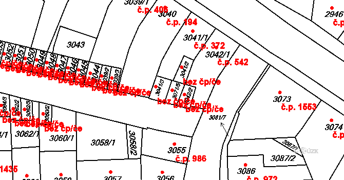 Sokolov 95723374 na parcele st. 3071/5 v KÚ Sokolov, Katastrální mapa
