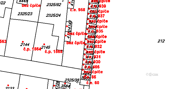 Rakovník 44428375 na parcele st. 4133 v KÚ Rakovník, Katastrální mapa