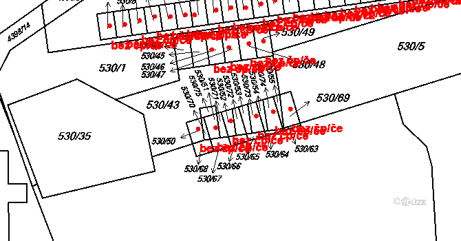 Frýdlant nad Ostravicí 46442375 na parcele st. 530/52 v KÚ Frýdlant nad Ostravicí, Katastrální mapa