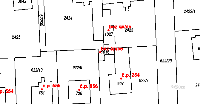 Sobotka 47032375 na parcele st. 1016 v KÚ Sobotka, Katastrální mapa