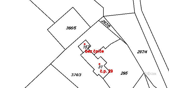 Slavíkov 49468375 na parcele st. 157 v KÚ Slavíkov u Chotěboře, Katastrální mapa