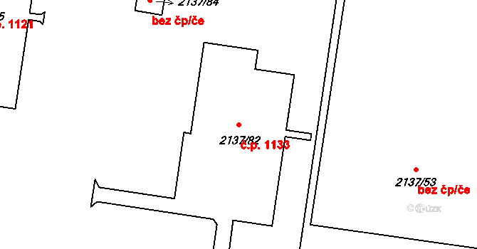 České Budějovice 2 1133, České Budějovice na parcele st. 2137/82 v KÚ České Budějovice 2, Katastrální mapa