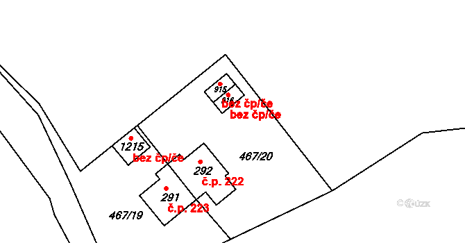 Seč 41225376 na parcele st. 916 v KÚ Seč, Katastrální mapa
