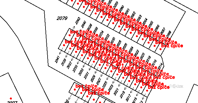 Krnov 45617376 na parcele st. 2032 v KÚ Krnov-Horní Předměstí, Katastrální mapa