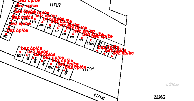 Králíky 39412377 na parcele st. 1289 v KÚ Králíky, Katastrální mapa