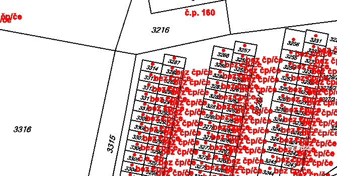 Orlová 42819377 na parcele st. 3290 v KÚ Horní Lutyně, Katastrální mapa