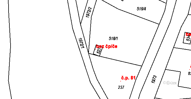 Skuhrov nad Bělou 96633379 na parcele st. 527 v KÚ Skuhrov nad Bělou, Katastrální mapa