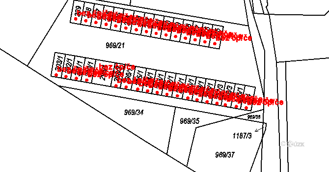 Těchonín 39425380 na parcele st. 295/1 v KÚ Těchonín, Katastrální mapa