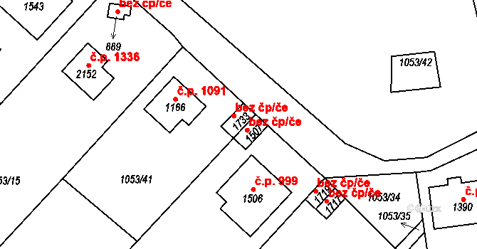 Starý Plzenec 40431380 na parcele st. 1733 v KÚ Starý Plzenec, Katastrální mapa