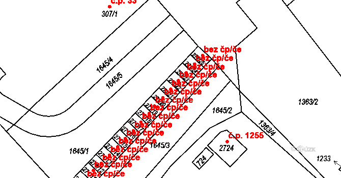 Přeštice 41843380 na parcele st. 271/21 v KÚ Přeštice, Katastrální mapa