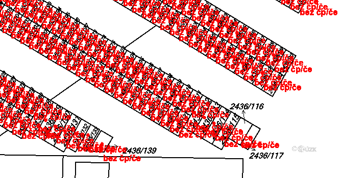 Sokolov 42960380 na parcele st. 2436/109 v KÚ Sokolov, Katastrální mapa