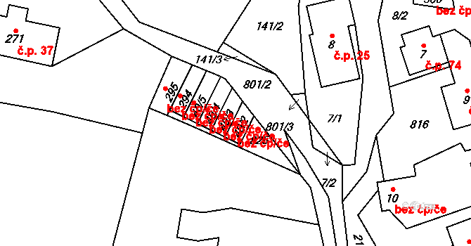 Velká Lhota 45679380 na parcele st. 40/2 v KÚ Malá Lhota u Valašského Meziříčí, Katastrální mapa