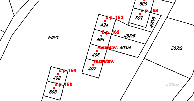 Osoblaha 161, Katastrální mapa
