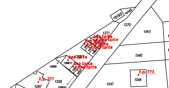 Šenov u Nového Jičína 38927381 na parcele st. 1269/6 v KÚ Šenov u Nového Jičína, Katastrální mapa