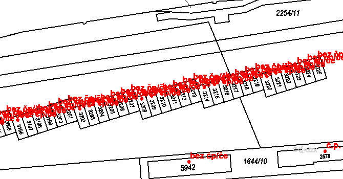 Šumperk 39031381 na parcele st. 3211 v KÚ Šumperk, Katastrální mapa