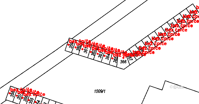 Chvalčov 48155381 na parcele st. 363 v KÚ Chvalčov, Katastrální mapa