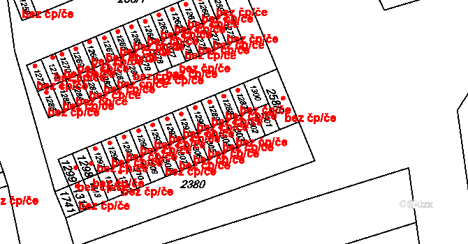 Grygov 49744381 na parcele st. 1303 v KÚ Grygov, Katastrální mapa