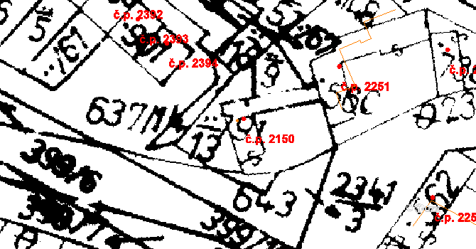 Podlusky 2150, Roudnice nad Labem na parcele st. 791 v KÚ Podlusky, Katastrální mapa