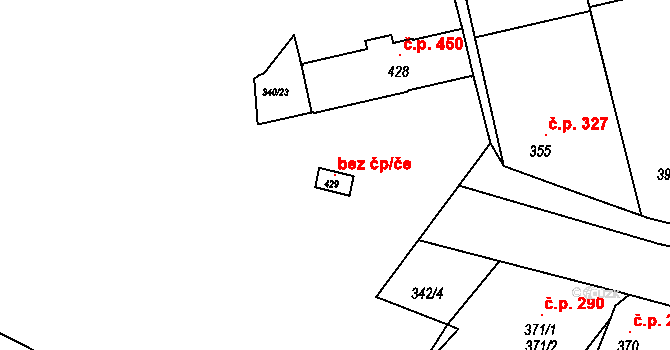 Mistřice 43187382 na parcele st. 429 v KÚ Mistřice I, Katastrální mapa