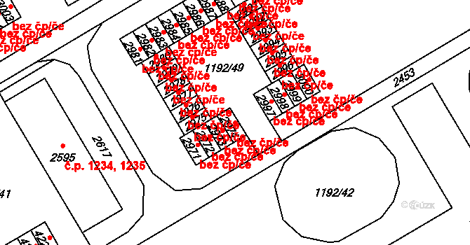 Beroun 50118382 na parcele st. 2974 v KÚ Beroun, Katastrální mapa