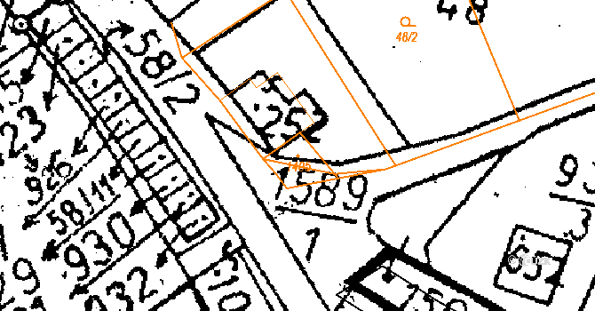 Zbraslavice 98240382 na parcele st. 1405 v KÚ Zbraslavice, Katastrální mapa