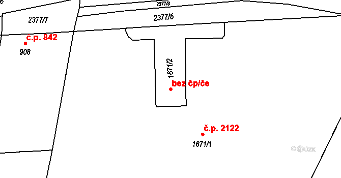 Hořice 39777383 na parcele st. 1671/2 v KÚ Hořice v Podkrkonoší, Katastrální mapa