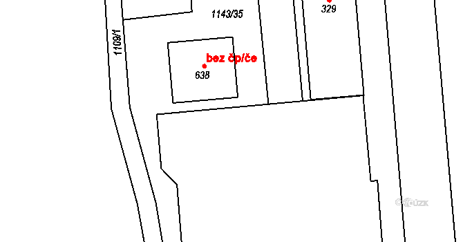 Broumov 41321383 na parcele st. 434/3 v KÚ Velká Ves u Broumova, Katastrální mapa
