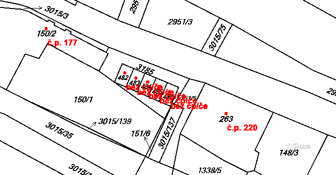 Bělá nad Radbuzou 43369383 na parcele st. 486 v KÚ Bělá nad Radbuzou, Katastrální mapa