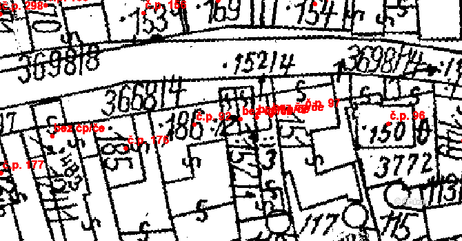 Dolní Cerekev 49422383 na parcele st. 152/2 v KÚ Dolní Cerekev, Katastrální mapa