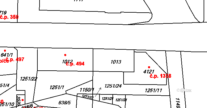 Strakonice I 849, Strakonice, Katastrální mapa