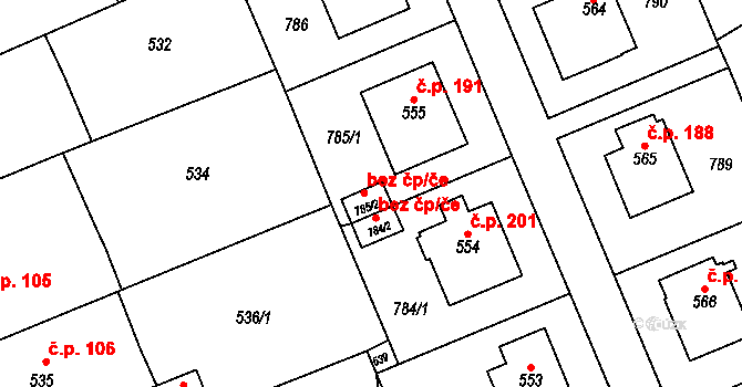 Žďár nad Sázavou 40774384 na parcele st. 785/2 v KÚ Zámek Žďár, Katastrální mapa
