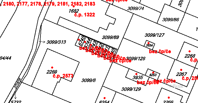 Břeclav 42359384 na parcele st. 5742 v KÚ Břeclav, Katastrální mapa