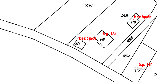 Žacléř 102686386 na parcele st. 277 v KÚ Bobr, Katastrální mapa